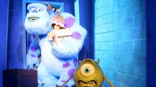 Monsters Inc Mike amp Sulley to the Rescue HD POV  Full Ride and Queue [upl. by Jansson930]