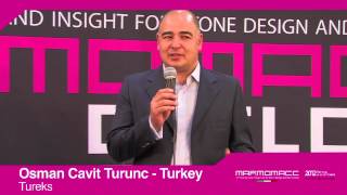 Marmomacc 2012 Osman Cavit Turunk interview Tureks Turkey [upl. by Ardnat]