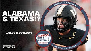 Vandy cant beat Alabama AND Texas  RIGHT  Always College Football [upl. by Rucker]