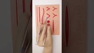 Oddly Satisfying Suturing survery suturepractice vet medicine surgeon surgeonlife asmrsounds [upl. by Selhorst387]