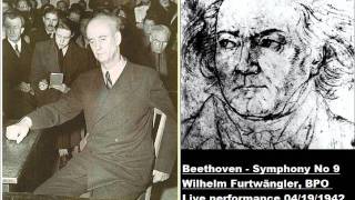 W Furtwängler  Beethoven Symphony No 9 1rst mvt Live [upl. by Mauer]