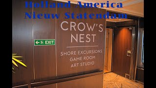 Holland America Nieuw Statendam Crows Nest [upl. by Jamima295]