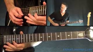 Ride the Lightning Guitar Solo Lesson Part 1  Metallica [upl. by Rosen]