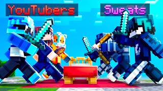 Hive Youtubers Vs Bedwars Sweats [upl. by Czarra]