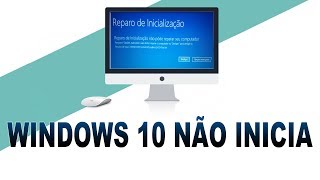 ERRO DE INICIALIZAÇÃO WINDOWS 10  RESOLVIDO [upl. by Lain]