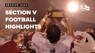 ARCHIVE 2022 Section V football highlights [upl. by Ajnos]