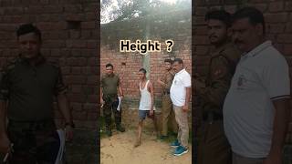 Police Mai Height kitni honi chahie  shorts police army fitness height [upl. by Yenruoj909]