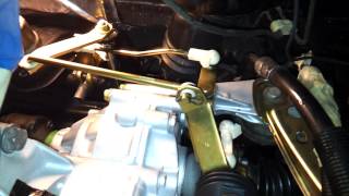 Mk2 gear shift linkage  demo [upl. by Alliehs]