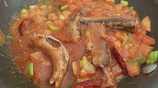 Easy Recipe How To Cook Spicy Sardines With Tomato l Budget Dish Meal l TKJ IN USA [upl. by Nessy]