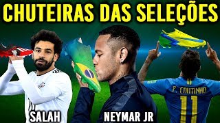 CHUTEIRAS CUSTOMIZADAS SELEÇÕES DA COPA DO MUNDO  NEYMAR JR SALAH COUTINHO [upl. by Ariet]