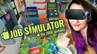 How To Be The GREATEST Store Clerk EVER  Job Simulator VR 1 [upl. by Nywloc274]