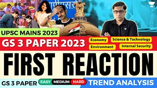 GS Paper 3  First Review amp Reaction by Mrunal Patel  UPSC IAS Mains 2023 Review amp Reaction [upl. by Nitaf]