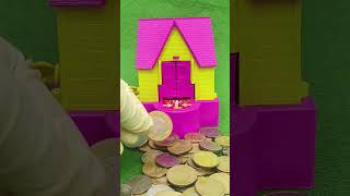 🔥 Unboxing the Ultimate 🪙Mini Quarter Bank House  The CUTEST Puppy Bank Ever 🐶💰 short funny [upl. by Denver]