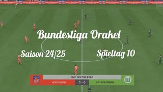 Heidenheim gegen Wolfsburg  Bundesliga Orakel [upl. by Alrahs]