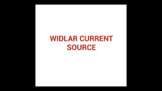 Widlar current source [upl. by Navarro]