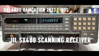 Rare JIL SX400 scanning radio receiver Orlando Hamcation 2023 Finds [upl. by Rollet]