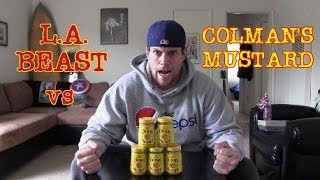 LA BEAST vs COLMANS ENGLISH MUSTARD Warning May Cause Exorcism Vomit [upl. by Orferd]