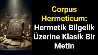 Corpus Hermeticum Hermetik Bilgelik Ãœzerine Klasik Bir Metin seslimakale books audiobook [upl. by Courtnay340]