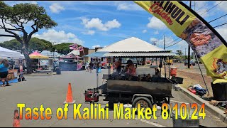 4K Taste of Kalihi Market on 81024 in Honolulu Oahu Hawaii [upl. by Araek684]