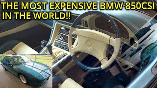 THE MOST EXPENSIVE BMW E31 850CSI EVER [upl. by Acireed]