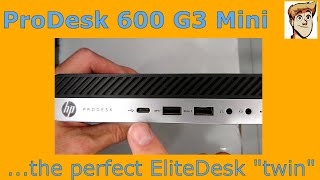 ProDesk 600 G3 Mini  the EliteDesk quottwinquot [upl. by Haliak]