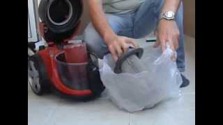 Torbasiz elektrik süpügesi temizliği How to empty your bagless vacuum cleaner [upl. by Beshore642]