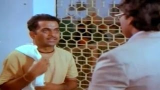 Swayamkrushi Movie  Chiranjeevi Scolding Brahmanandam Scene  Chiranjeevi  Vijayashanti [upl. by Ekram419]