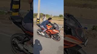 Wheelie On KTM Bike vlog bluebox [upl. by Wainwright]