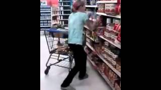 High on meth grocery shopping at Walmart  CAPTIONED [upl. by Nahgem]