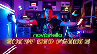 NOVOSTELLA RGB LED Outdoor Flood Light  Unboxing Testing amp Review [upl. by Ahsikat]