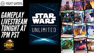 Special Guest Banana Crapshoot from SAGA Star Wars Unlimited Gameplay Livestream [upl. by Anaderol934]