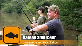 Bateau amorceur  la carpe avec Kevin Lafon [upl. by Demmahom921]