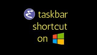 Emacs  Creating a taskbar shortcut on Windows [upl. by Thistle]