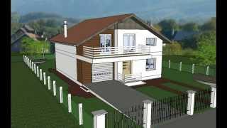 MODEL E2 by ALIQUANTUM DOO kuce projekt projekt house plans house designs [upl. by Llewol856]