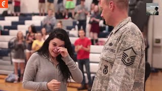 55 Moments Soldiers Coming Home Surprise 2023  Caught on camera 89 [upl. by Eedyak]