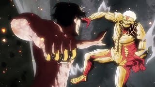 Eren vs Reiner  Attack on Titan Türkçe Altyazılı [upl. by Snebur]