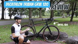 Triban GRVL 120 Gravel Bike Review  Just HOW did Decathlon do it [upl. by Mudenihc]