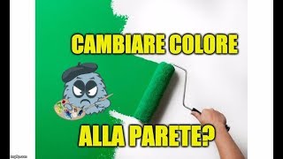 Come cambiare colore di una parete con tinta forte senza sprecare pittura [upl. by Galang]