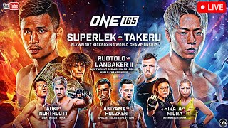 ONE Championship 165 Superlek vs Takeru  LIVE STREAM  KICKBOXING Championship  Fight Companion [upl. by Akinak]