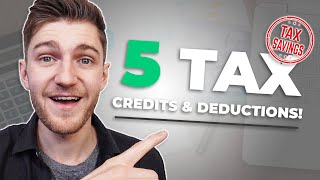 5 HUGE Tax Deductions to Save THOUSANDS in 2023  Canadian Tax Credits amp More [upl. by Nairdad]