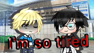 Im so tired II DrarryHarco II Gacha life II GLMV II [upl. by Roberta]