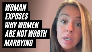 Woman Over 30 Exposes Why Modern Women Are Not Worth Marrying  When Women Regret Feminism [upl. by Mauve]