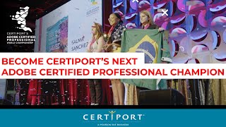 Get Involved with Certiport’s Adobe Certified Professional Championships [upl. by Akimad411]