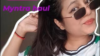 Myntra haul🌸 myntra myntrahaul myntratrouser myntratshirt [upl. by Anilorak]