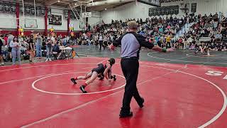 high school wrestling tournament 1st rd Stephanie Hoodrich wrestling sports [upl. by Pantia]