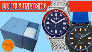 SKAGEN Fisk  Double Unboxing [upl. by Galasyn809]