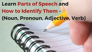 Learn Parts of Speech and How to Identify Them  Learn English with Unacademy [upl. by Drawets]