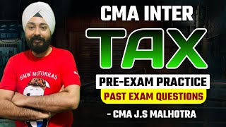 CMA INTER  PRE EXAM PRACTICE  ALL CHAPTERS  PAST EXAM QUESTIONS [upl. by Pritchard]