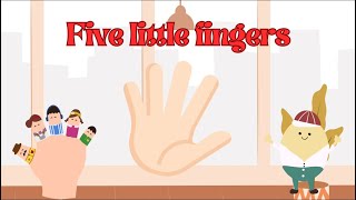 Five finger rhyme  kids rhyme  kidzee pidzee [upl. by Benkley]