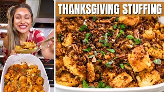 BEST KETO STUFFING Keto Thanksgiving Recipes amp Menu [upl. by Tigdirb5]